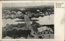 Quinnipiac Ave. and Bridge Postcard