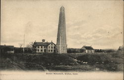 Groton Monument Connecticut Postcard Postcard Postcard
