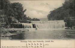 Devasego Falls, Catskill Mts. Prattsville, NY Postcard Postcard Postcard