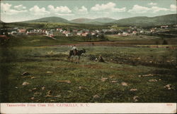 Tannersville from Clum Hill Postcard
