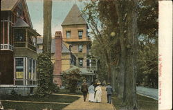 View of Saratoga Postcard