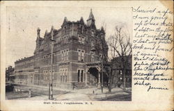 High School Poughkeepsie, NY Postcard Postcard Postcard