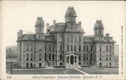 Hall of Languages, Syracuse University Postcard