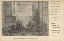 Three Wheeled Gig, 106 Years Old Postcard