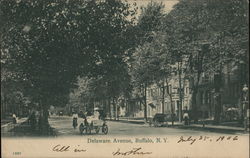 Delaware Avenue Buffalo, NY Postcard Postcard Postcard