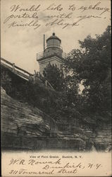 View of Point Gratiot Postcard