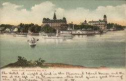 Water Front Alexandria Bay, NY Postcard Postcard Postcard