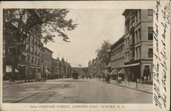 Genesee Street, Looking East Postcard