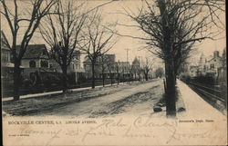 Lincoln Avenue, Rockville Centre, LI Postcard