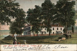 Manor Hall 100 Years Ago Postcard
