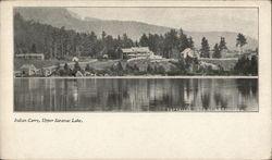 Indian Carry, Upper Saranac Lake Postcard