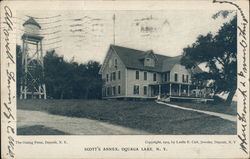 Scott's Annex Oquaga Lake, NY Postcard Postcard Postcard