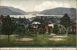 Northern Gate of the Highlands, Hudson River from Downing Park Postcard