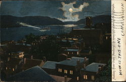 Hudson River from Newburgh by Moonlight Showing the Highlands Hudson River from Newburgh by Moonlight Showing the Highlands