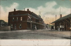 Grand Streetm, Showing St. Elmo Hotel Postcard