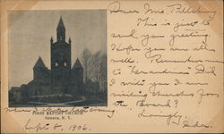 First Baptist Church Geneva, NY Postcard Postcard Postcard