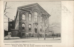 Public School No. 26, Gates Avenue Near Patchen Postcard