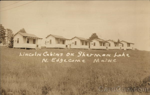 Lincoln Cabins on Sherman Lake North Edgecomb Maine