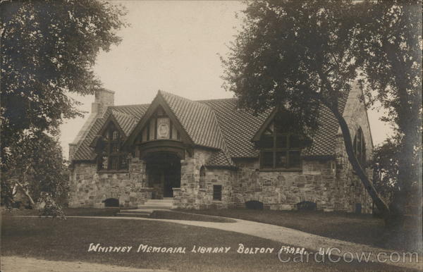 Whitney Memorial LIbrary Bolton Massachusetts