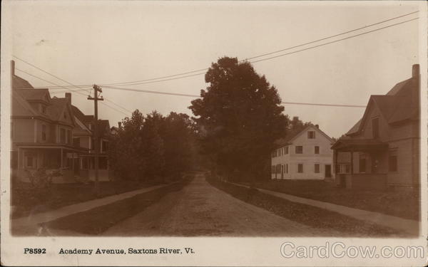 Academy Avenue Saxtons River Vermont