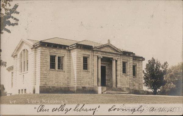 Library Middlebury Vermont