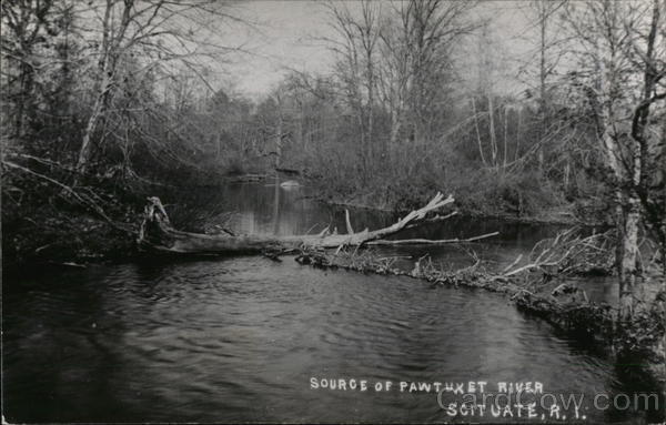 Source of Pawtuxet River Scituate Rhode Island