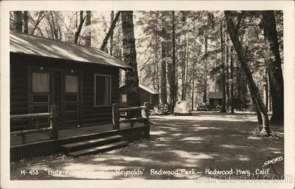 Reynolds' Redwood Park Redwood Highway California