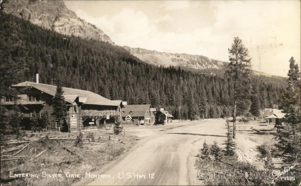 Entering Silver Gate on Highway 12 Montana