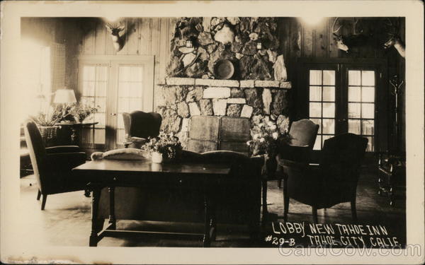 Lobby, New Tahoe Inn Sunnyside-Tahoe City California