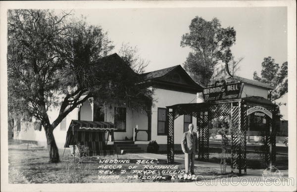 Wedding Bell Mecca of Romance, Rev. D. Pryde Gillis Yuma Arizona