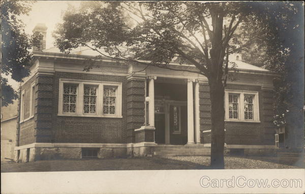 Brown Public Library Northfield, VT Postcard