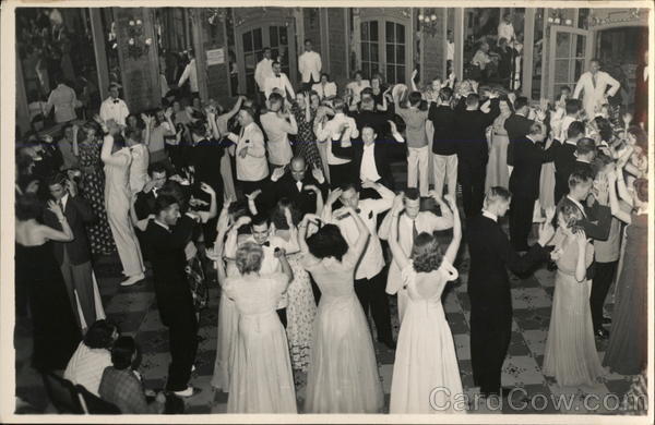 Couples Dancing on Cruise Ship Interiors