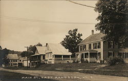 Main Street East Randolph, VT Postcard Postcard Postcard