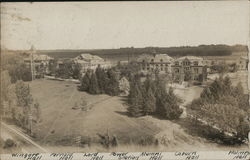 View of College Fraternity Buildings, University of Maine Orono, ME Postcard Postcard Postcard