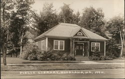 Public Library Woodland, ME Postcard Postcard Postcard