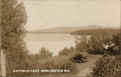 Saponac Lake Burlington, ME Postcard Postcard Postcard