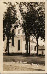 Baptist Church Postcard