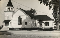 Methodist Church West Scarborough, ME Postcard Postcard Postcard