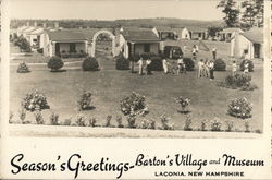 Season's Greetings, Barton's Village and Museum Laconia, NH Postcard Postcard Postcard