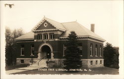 Tucker Free Library Postcard