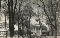 Congregational Church Litchfield, CT Postcard Postcard Postcard