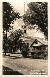 Community Church Postcard