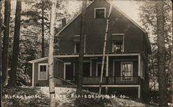 Keman Lodge, Blaisdell Lake Postcard