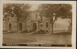 Music Hall Postcard