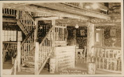 Eddy Location, Chalet Interior #5 White Mountains, NH Postcard Postcard Postcard