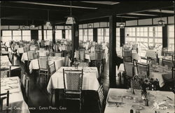 Dining Room, Chalet Ranch Postcard