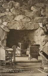 Fireplace in Big Room, Grove Park Inn Asheville, NC Postcard Postcard Postcard