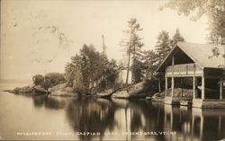 Huckleberry Point, Caspian Lake Greensboro, VT Postcard Postcard Postcard