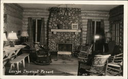 Lounge, Inwood Resort Postcard