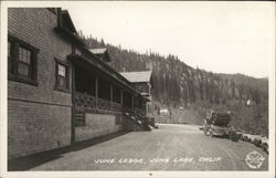 June Lodge June Lake, CA Postcard Postcard Postcard